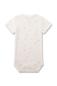 Preview: Body halbarm white pebble Blume hinten